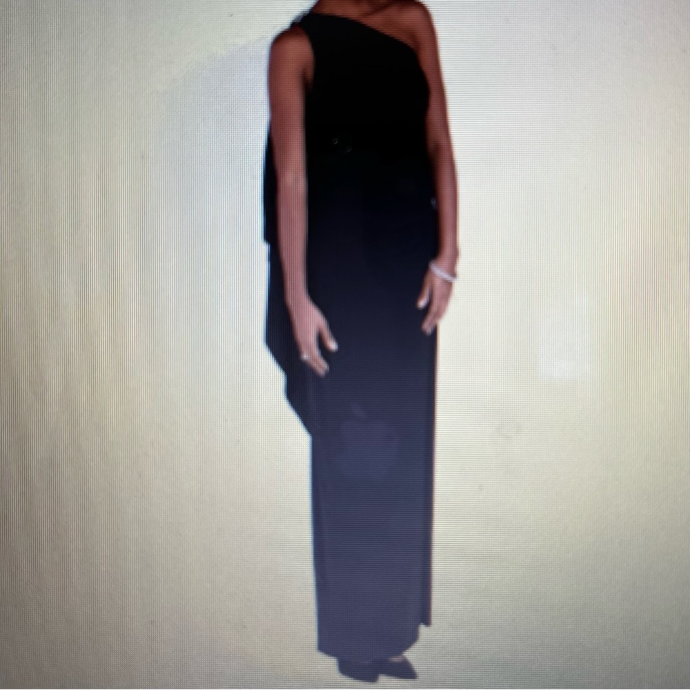Betsy & Adam black evening gown, size 4
